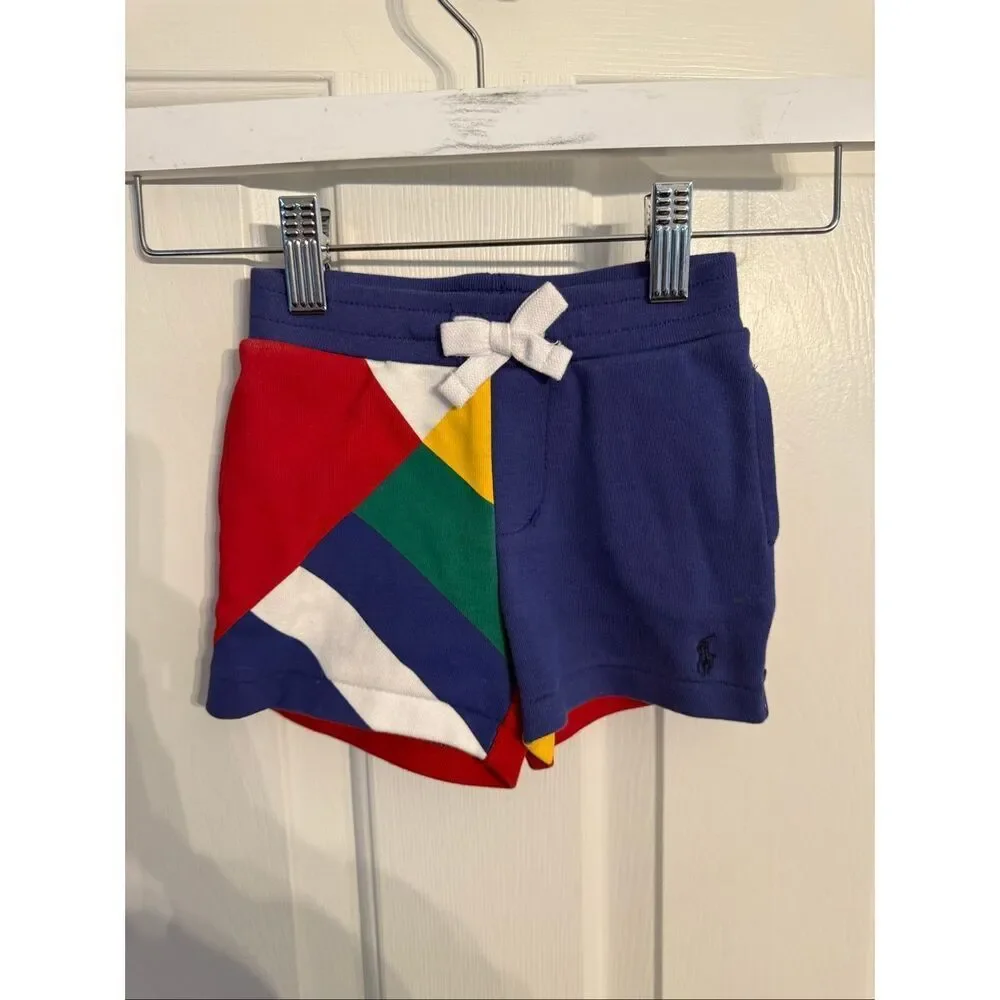 Ralph Lauren Primary Colors Sweat Shorts sz 6M